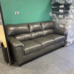 Leather Sofa Sleeper - Brand New - Still In Plastic
