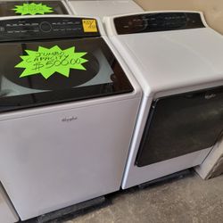 Whirlpool cabrio washer and dryer. big capacity. excellent Conditions. 60 days Warranty. #2151/2152