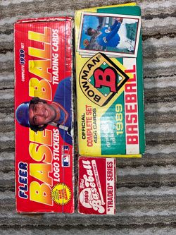 1989 baseball cards - 3 complete sets PLUS misc. extra cards