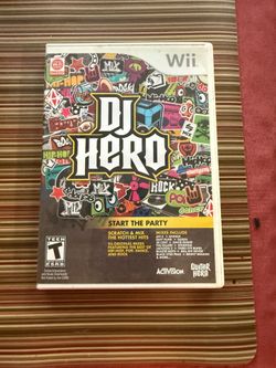 DJ hero for the Wii