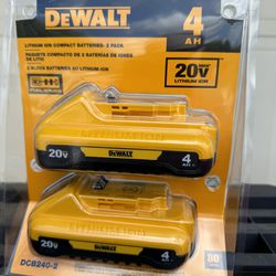 New  DeWalt Batteries 