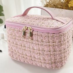 Large makeup bag with very good space.