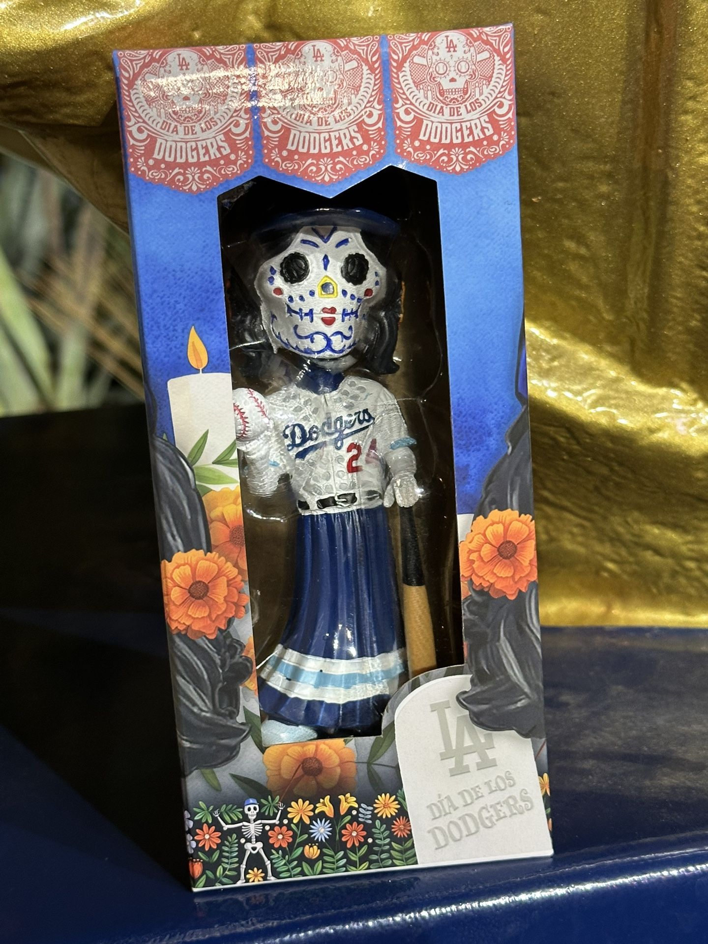 Dia De Los Dodgers Sugar Skull
