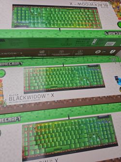 Razer Blackwidow  V4 X MineCraft
