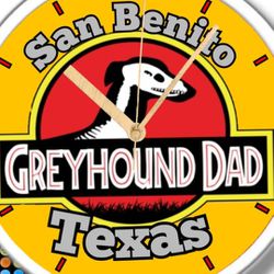 San Benito Greyhounds Clock 