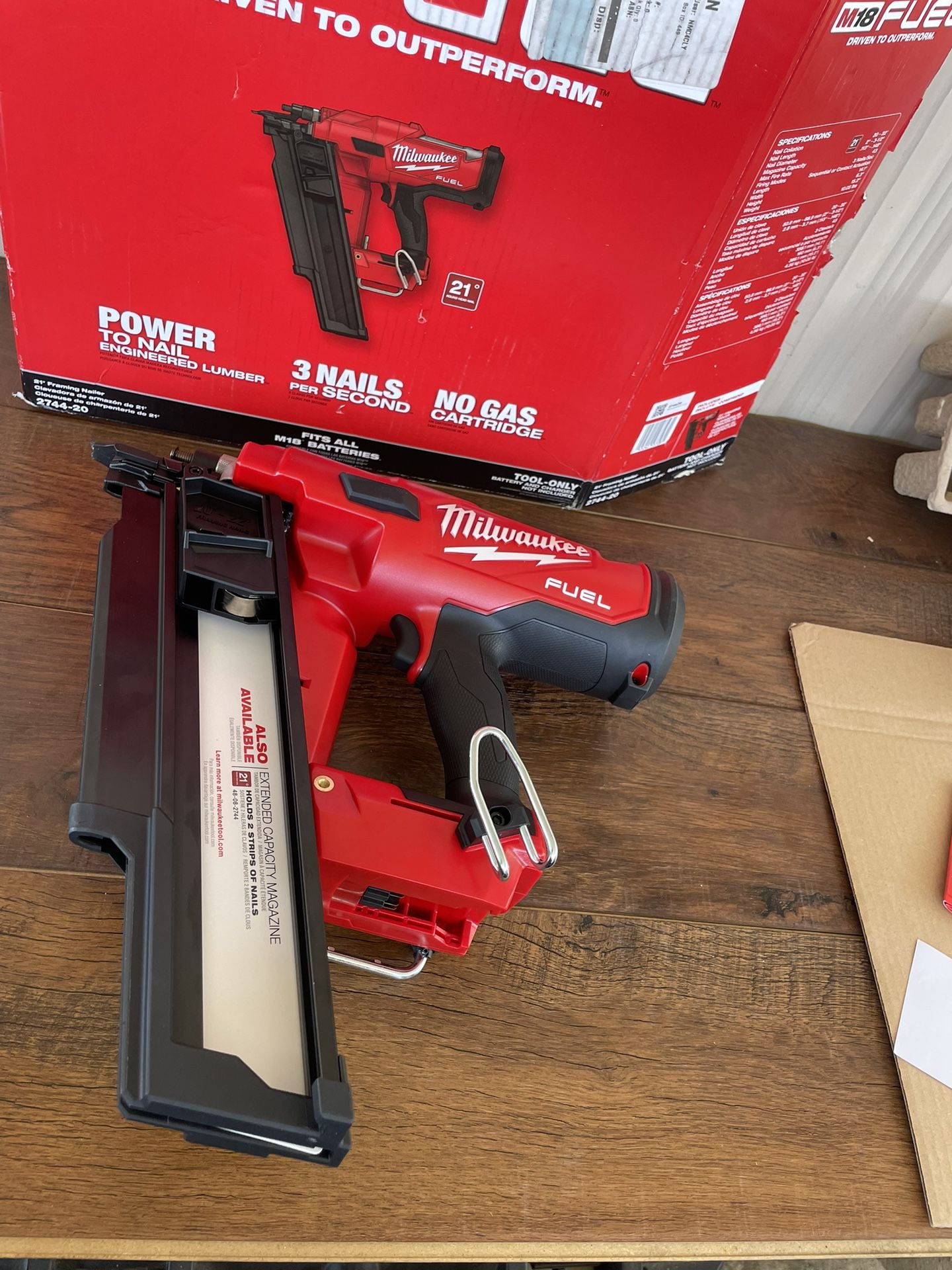 M18 FUEL 3-1/2 in. 18-Volt 21-Degree Lithium-Ion Brushless Cordless Framing Nailer (Tool-Only)