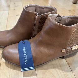 Nautica Anper Tan Ankle Boots Size 5