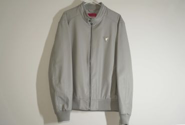 Grey Leather Jacket