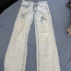 Aeropostale mid rise ankle straight leg size  00r