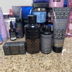 Vanilla Noir Men’s Bath & Body Works Set 