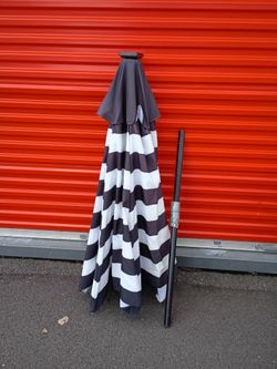 Umbrella with solar lights
