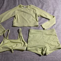 Girls Neon Bathing Suit