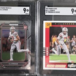 C.J. Stroud Graded Rookie Cards ×2