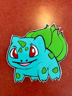 Pokémon Bulbasaur handcut sticker packs Pokémon Bulbasaur handcut sticker