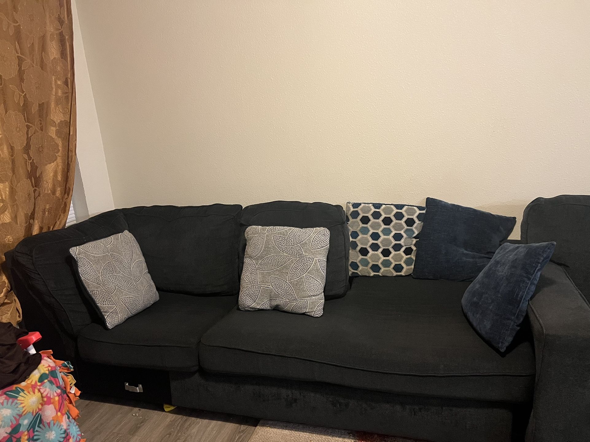 Gray Ashley Furniture Sectional Sofa 2 Piece