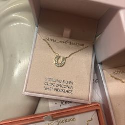 Horshoe  Sterling Silver Necklace 