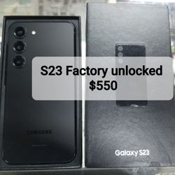 Samsung S23 FACTORY UNLOCKED 