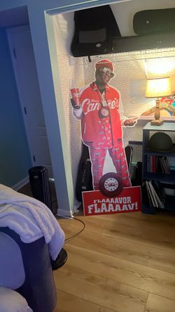 Flavor Flav cardboard cutout
