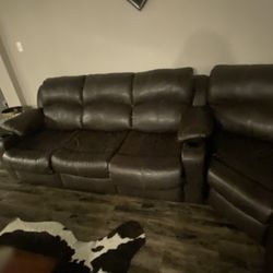 Leather Sectional
