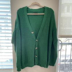 Cardigan Sweater Size L