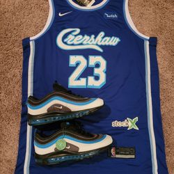 LeBron James Jersey XXL OR XL & Nike Air Max 97s sz 10 OR 11 $150 
