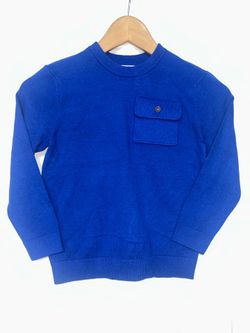 Old Navy Blue Knit Crewneck Sweater