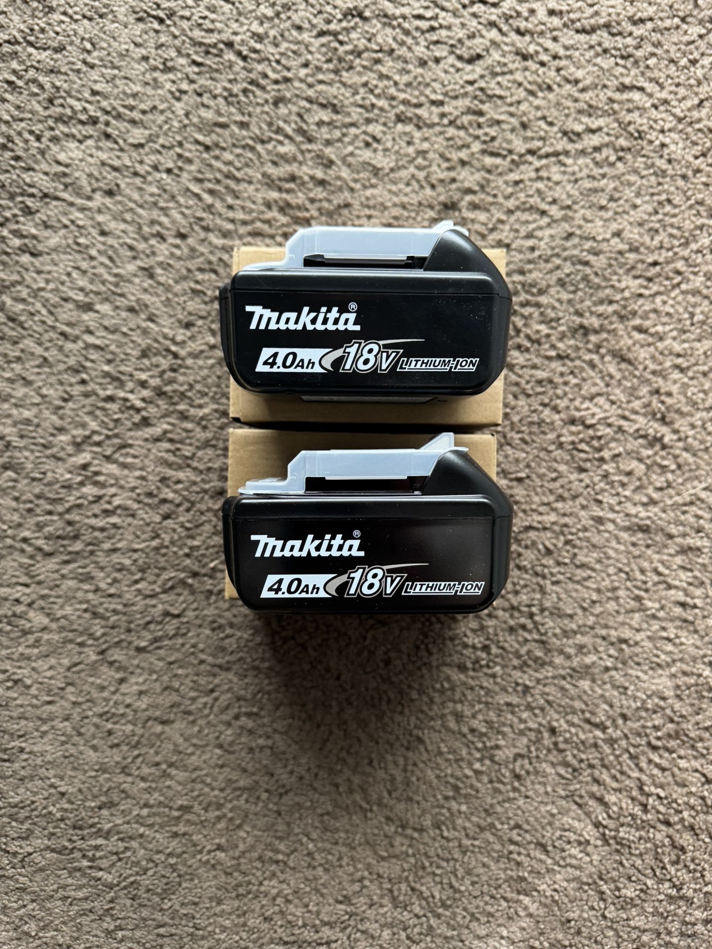 Makita Battery 2 Pack 4 Ah Genuine (Brand New)