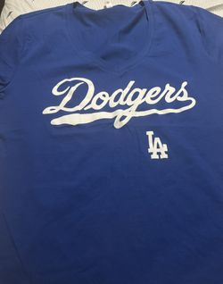 New* Women V neck Dodgers Tee