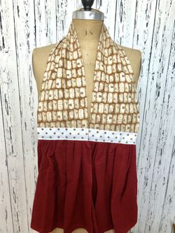 Kitchen Towel Boa - Wine Cork Print