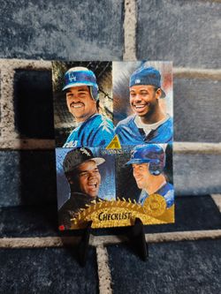 Ken Griffey Jr. Museum Collection 1995 Pinnacle Baseball Checklist Card Ken Griffey Jr.