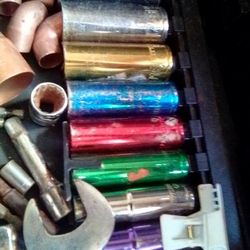 Kobalt Tool Box Sockets Wrenches Pliers Snips ++++ Full Tool Box