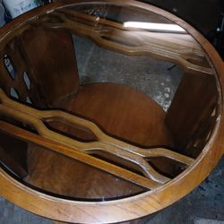 Wooden And Glass Tables