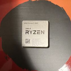 AMD Ryzen 5 3600 CPU + AMD Wraith Stealth RGB Cooler