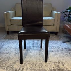 Faux Leather Chairs 2