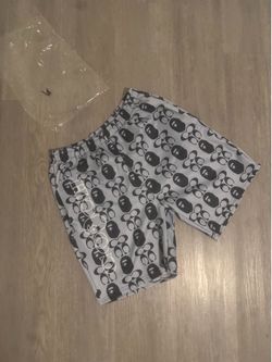 Bape shorts brand new with coach monogram never worn