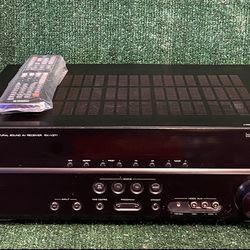 Yamaha Natural Sound AV Receiver RX-V371 Bundle 5.1 Channel 100w Per/channel & Remote Control