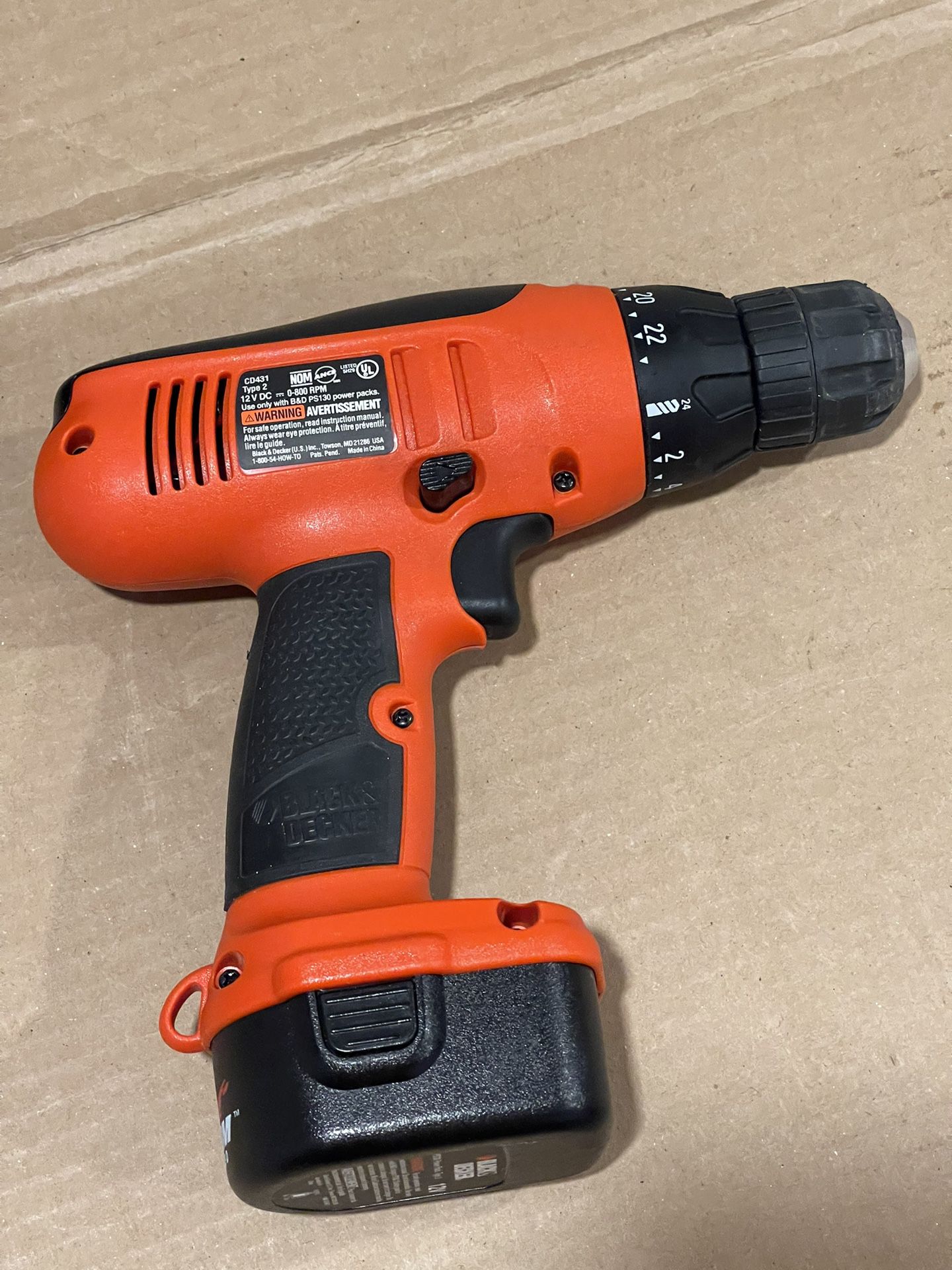 Black and Decker FSX1800HD FireStorm 18 Volt Cordless Hammer Drill - Driver  for Sale in Fairview, TX - OfferUp