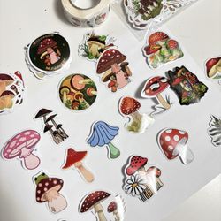 Mushroom Stickers 