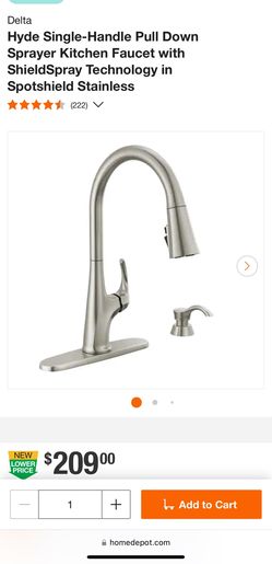DELTA HYDE KITCHEN FAUCET 