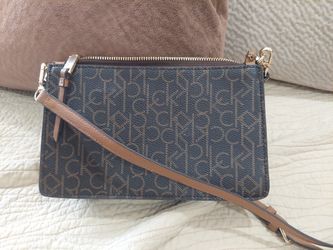 Calvin Klein Monogram Clutch Purse