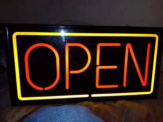 Vintage NEON "OPEN " Sign