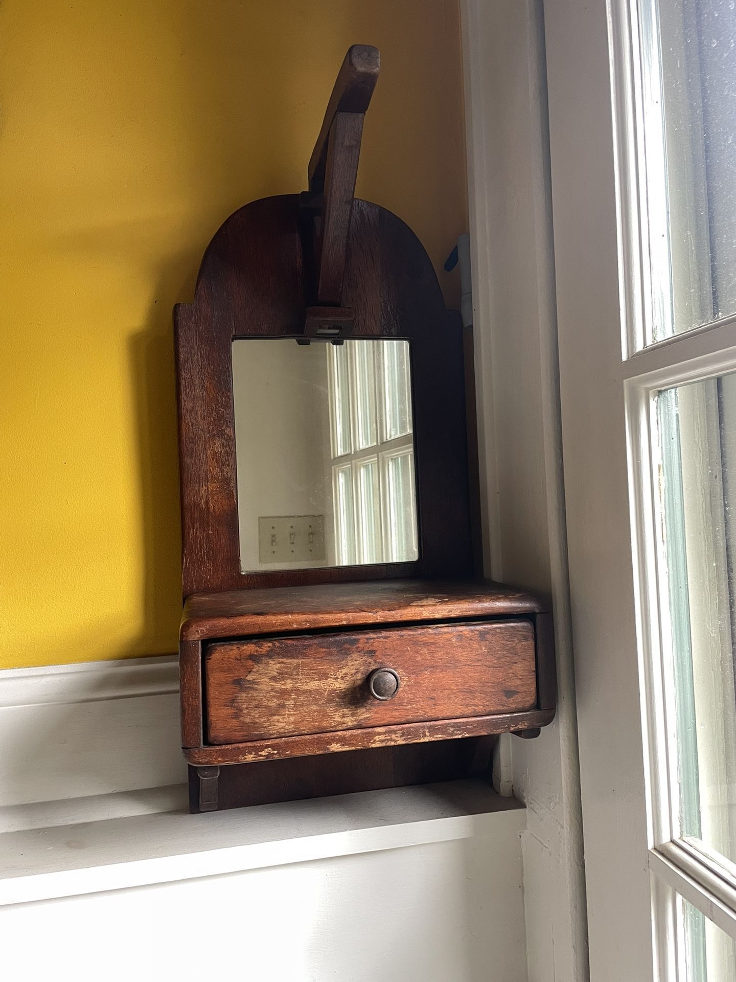 Antique shaving Mirror/Cabinet