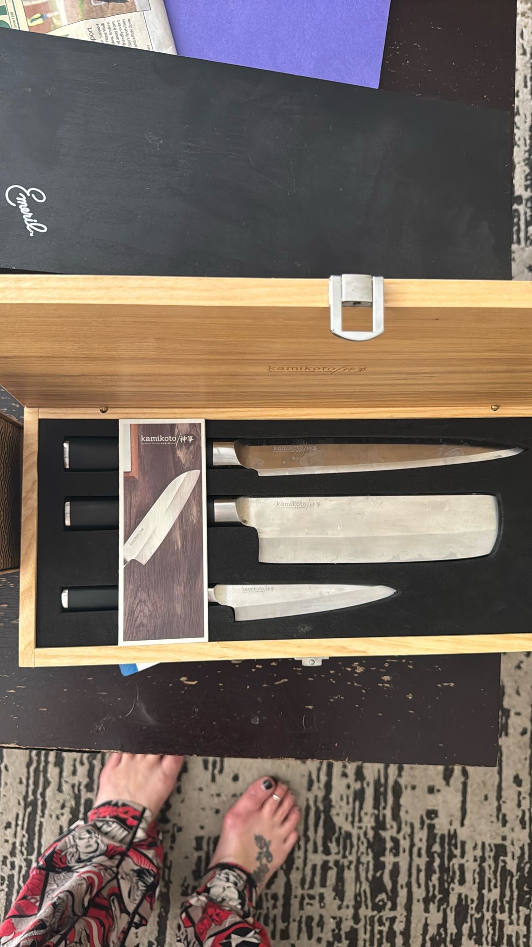 New Kamikoto Knife /knives & Sharpener