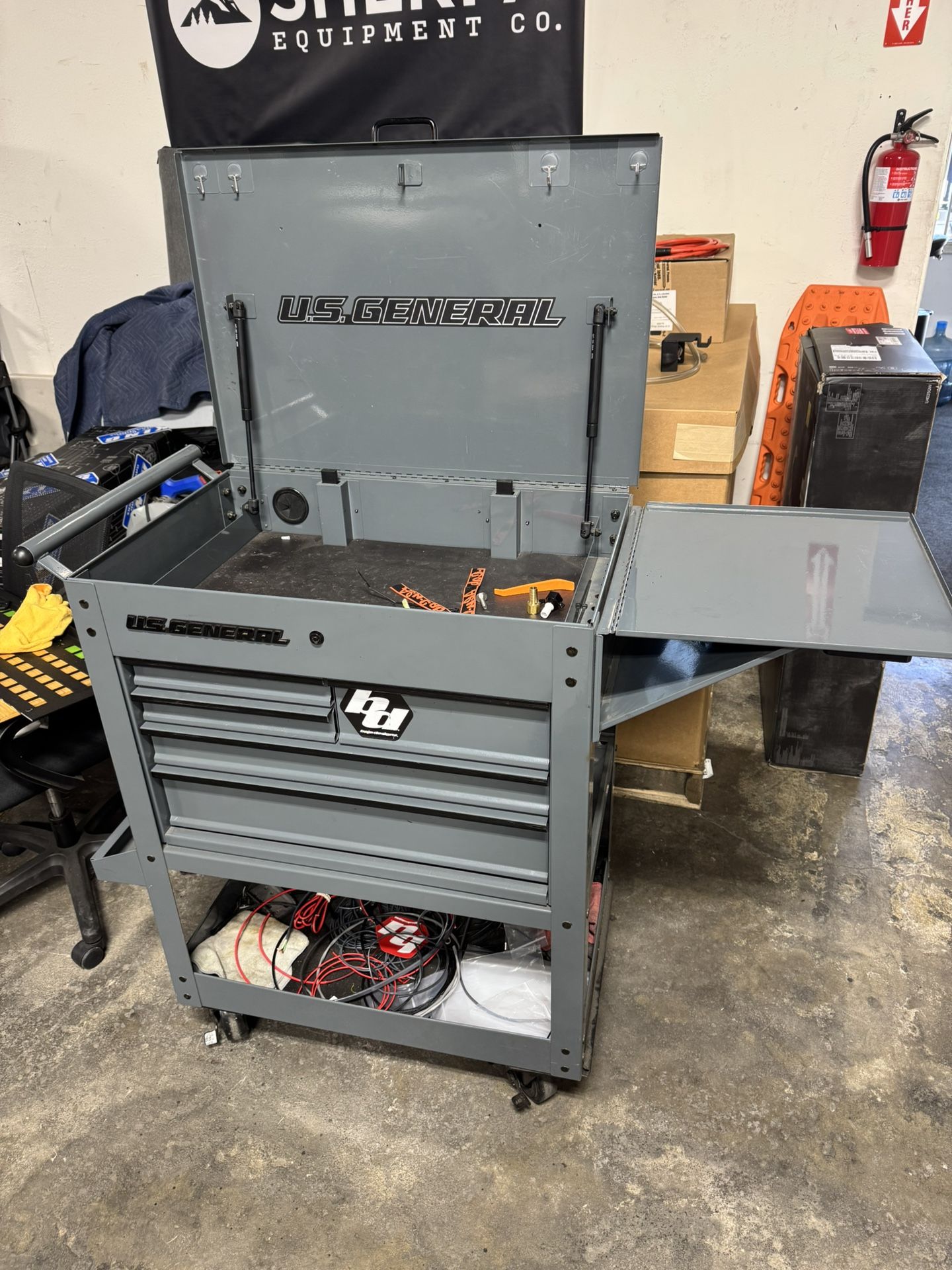 US General 30” 5 Drawer Tool Cart