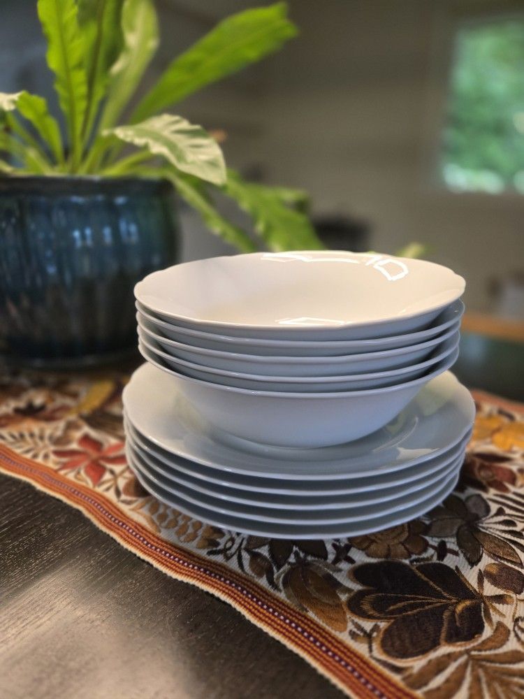 Classic Serving Bowls & Plates