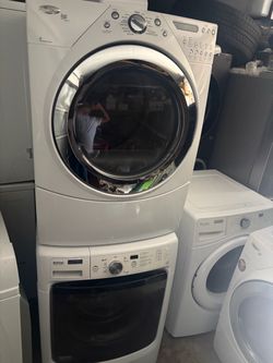 Maytag stackable washer and whirlpool gas dryer