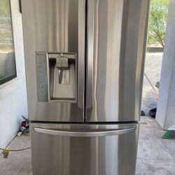 Lg Counter Depth, Three Door Stainless Steel Fridge