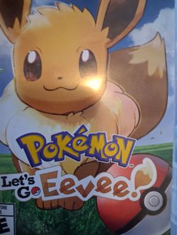 Pokemon Let's go Eevee Nintendo game