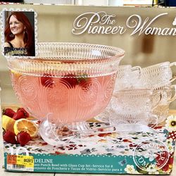 The Pioneer Woman Punch Bowl Set