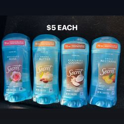 Secret Gel Deodorant $5 Each Cash Only Pickup Only